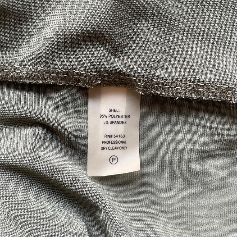 Calvin Klein Green Wrap Dress - Picture 4 of 4